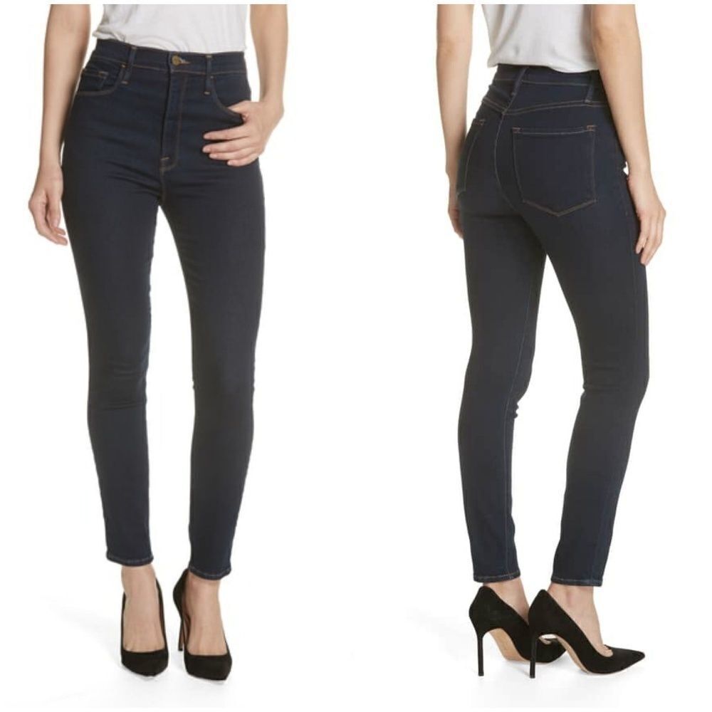 FRAME  Ali High Waist Cigarette Skinny Jeans sz 26